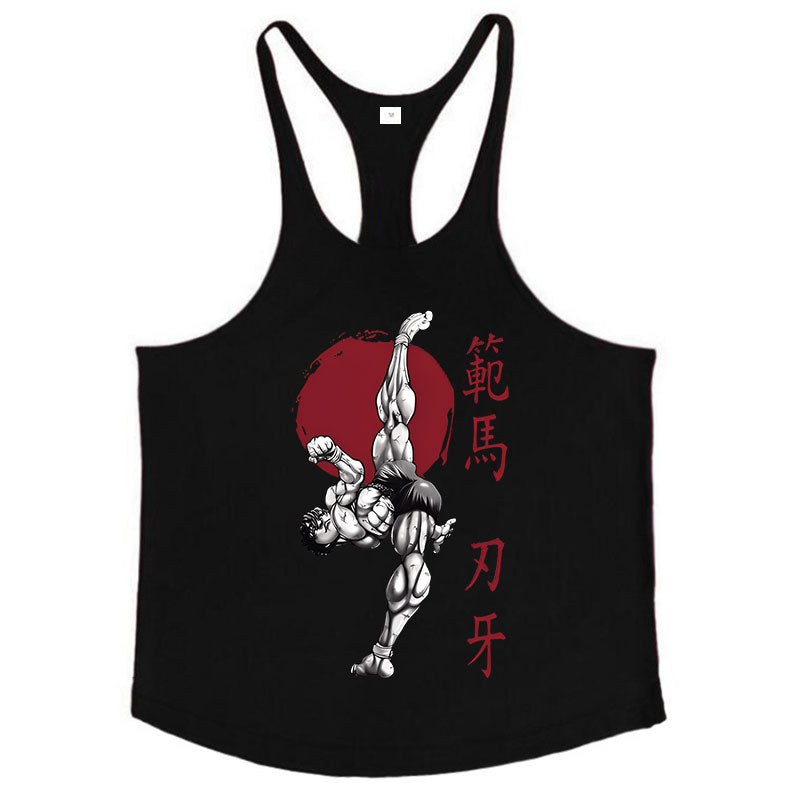 Camisa de compressão Yujiro Hanma's Gym